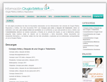 Tablet Screenshot of informacioncirugiaestetica.com